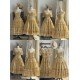 Moonlight Amber Sunflowers Cutsew JSK and One Piece(Reservation/Full Payment Without Shipping)